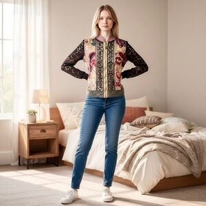Made In France Multicolor Lace Jacket